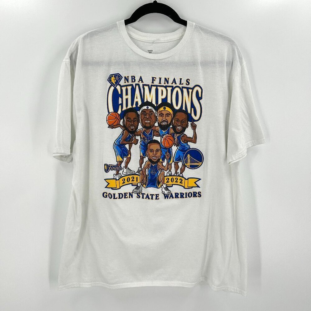 FANATICS Golden State Warriors NBA Finals 2021 - 2022 Graphic Print T-Shirt XL